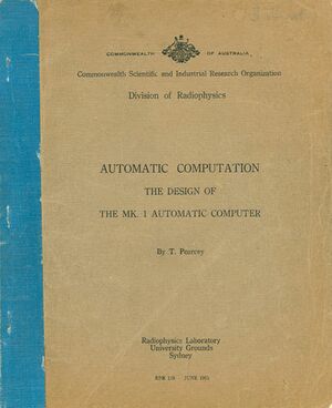 The cover of the manual that explains the structure of the Mk1 machine.